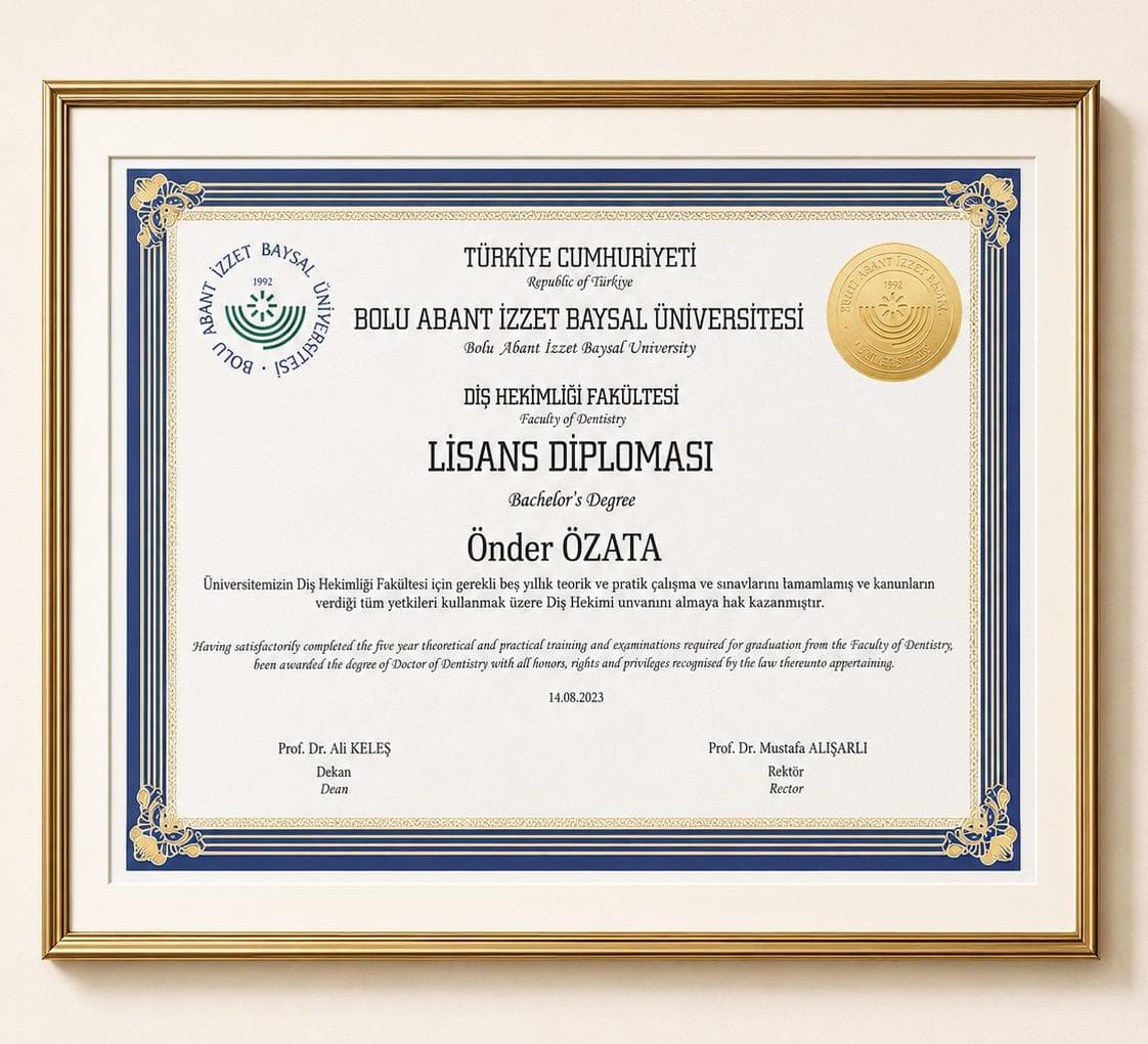 MB Dental Clinic Certificate 3