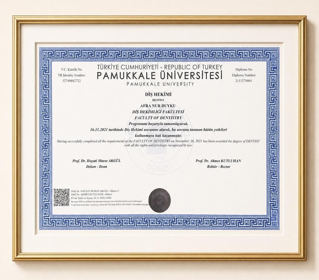 MB Dental Clinic Certificate 5